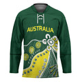 Custom Cricket Aussie Pride Hockey Jersey Indigenous Inspired - Aussie Hoodie