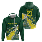 Custom Cricket Aussie Pride Hoodie Indigenous Inspired - Aussie Hoodie