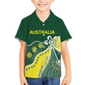 Custom Cricket Aussie Pride Kid Hawaiian Shirt Indigenous Inspired - Aussie Hoodie