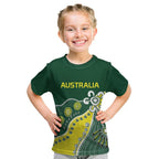 Custom Cricket Aussie Pride Kid T Shirt Indigenous Inspired - Aussie Hoodie