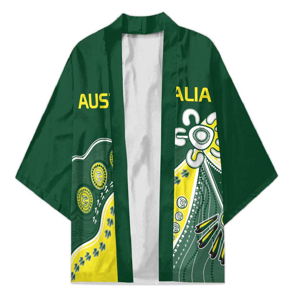 Custom Cricket Aussie Pride Kimono Indigenous Inspired - Aussie Hoodie