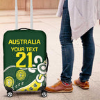 Custom Cricket Aussie Pride Luggage Cover Indigenous Inspired - Aussie Hoodie