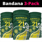 Custom Cricket Aussie Pride Neck Gaiter Indigenous Inspired - Aussie Hoodie