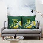Custom Cricket Aussie Pride Pillow Cover Indigenous Inspired - Aussie Hoodie