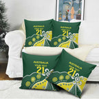 Custom Cricket Aussie Pride Pillow Cover Indigenous Inspired - Aussie Hoodie