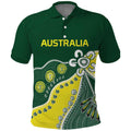 Custom Cricket Aussie Pride Polo Shirt Indigenous Inspired - Aussie Hoodie
