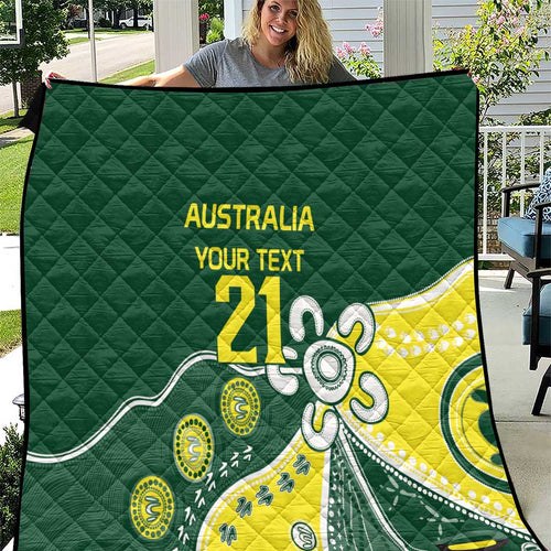 Custom Cricket Aussie Pride Quilt Indigenous Inspired - Aussie Hoodie