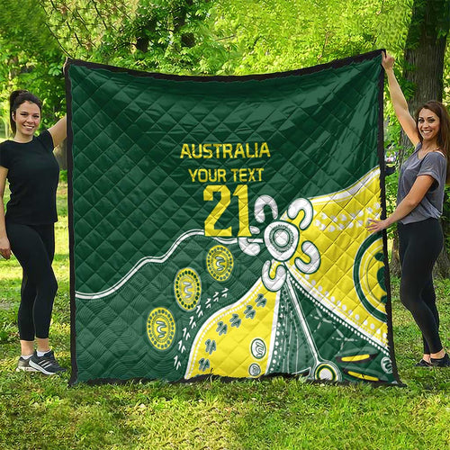 Custom Cricket Aussie Pride Quilt Indigenous Inspired - Aussie Hoodie