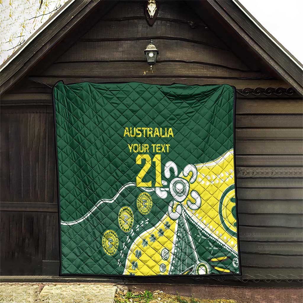 Custom Cricket Aussie Pride Quilt Indigenous Inspired - Aussie Hoodie