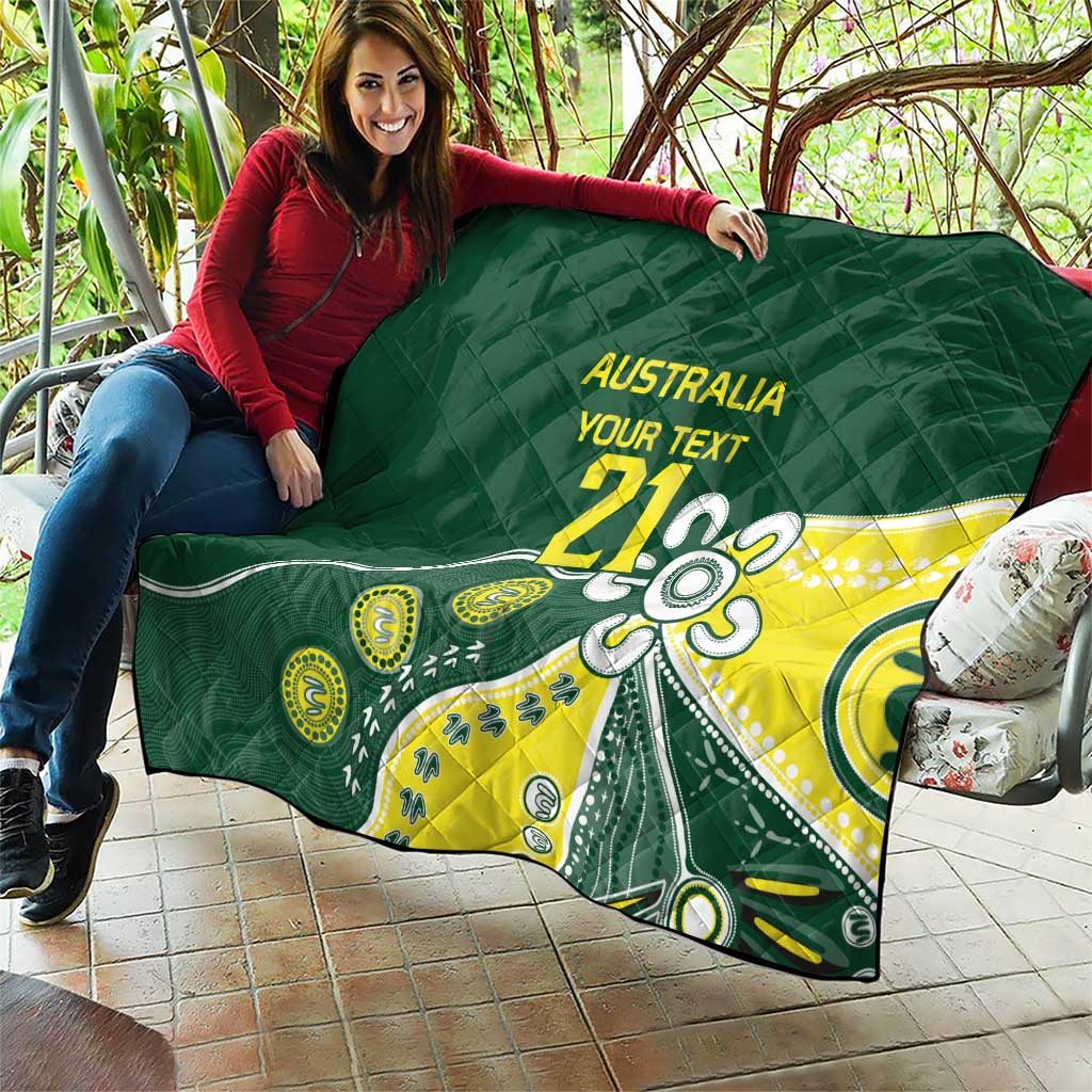 Custom Cricket Aussie Pride Quilt Indigenous Inspired - Aussie Hoodie
