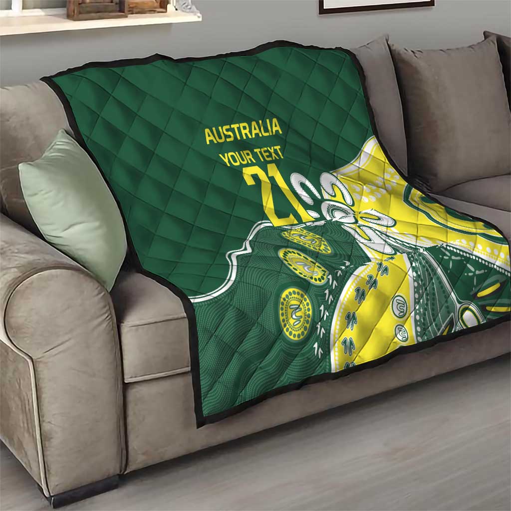 Custom Cricket Aussie Pride Quilt Indigenous Inspired - Aussie Hoodie