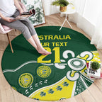 Custom Cricket Aussie Pride Round Carpet Indigenous Inspired - Aussie Hoodie