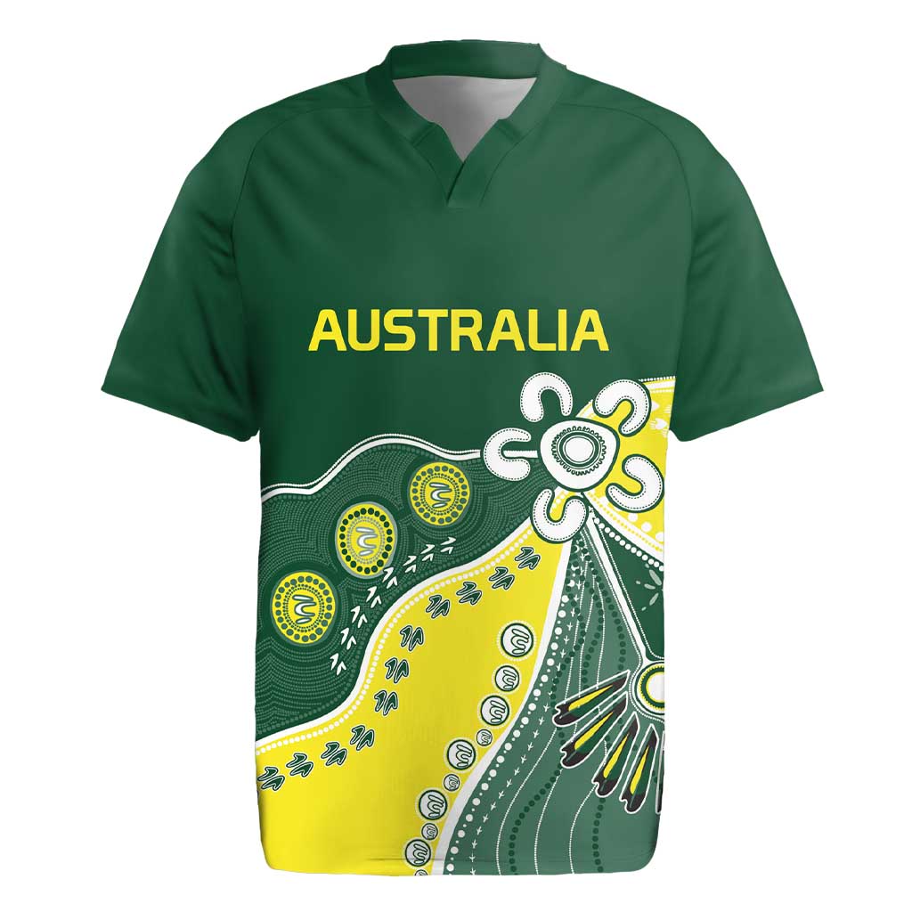 Custom Cricket Aussie Pride Rugby Jersey Indigenous Inspired - Aussie Hoodie