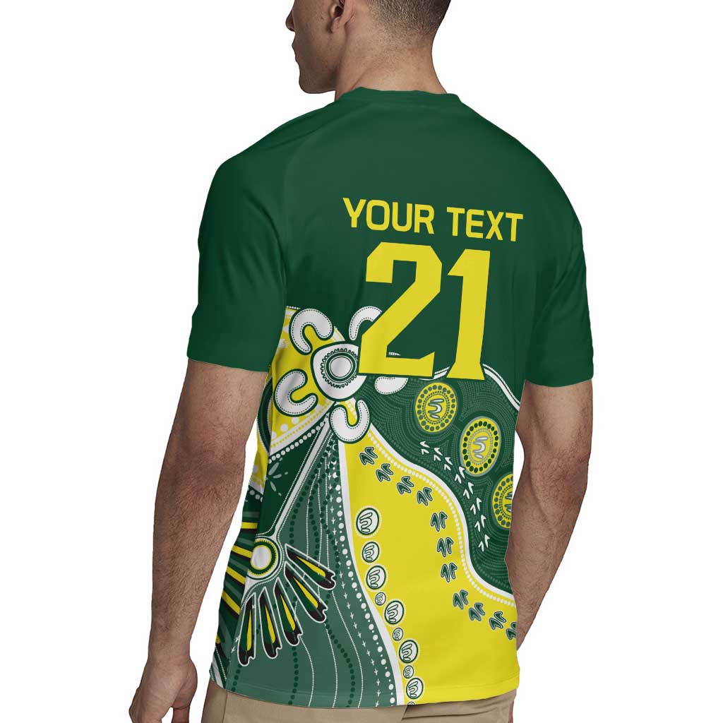 Custom Cricket Aussie Pride Rugby Jersey Indigenous Inspired - Aussie Hoodie