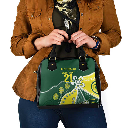 Custom Cricket Aussie Pride Shoulder Handbag Indigenous Inspired - Aussie Hoodie