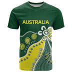 Custom Cricket Aussie Pride T Shirt Indigenous Inspired - Aussie Hoodie