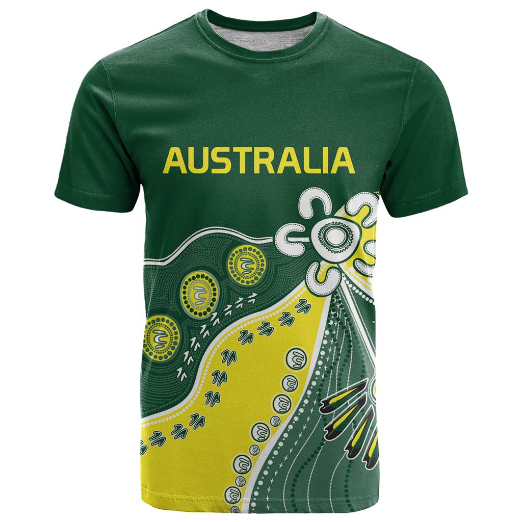 Custom Cricket Aussie Pride T Shirt Indigenous Inspired - Aussie Hoodie