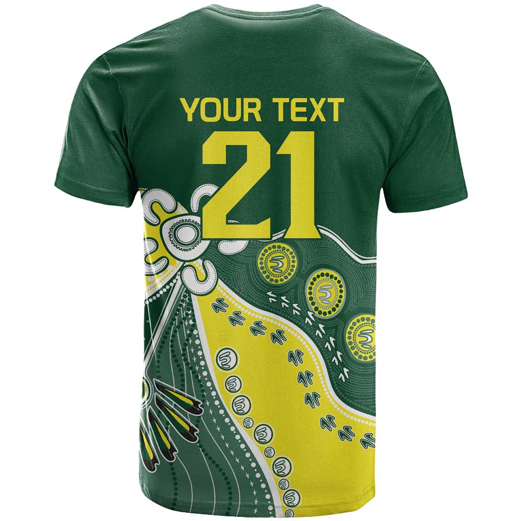 Custom Cricket Aussie Pride T Shirt Indigenous Inspired - Aussie Hoodie