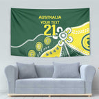 Custom Cricket Aussie Pride Tapestry Indigenous Inspired - Aussie Hoodie
