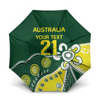 Custom Cricket Aussie Pride Umbrella Indigenous Inspired - Aussie Hoodie
