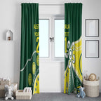 Custom Cricket Aussie Pride Window Curtain Indigenous Inspired - Aussie Hoodie