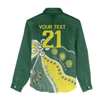 Custom Cricket Aussie Pride Women Casual Shirt Indigenous Inspired - Aussie Hoodie