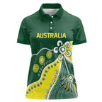 Custom Cricket Aussie Pride Women Polo Shirt Indigenous Inspired - Aussie Hoodie