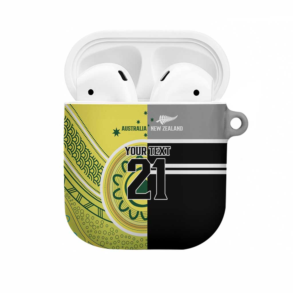Custom Cricket AUNZ Spirit AirPods Case Aussie New Zealand Retro Edition - Aussie Hoodie