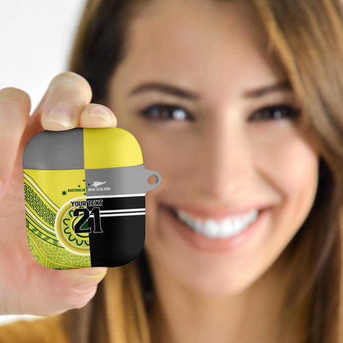 Custom Cricket AUNZ Spirit AirPods Case Aussie New Zealand Retro Edition - Aussie Hoodie
