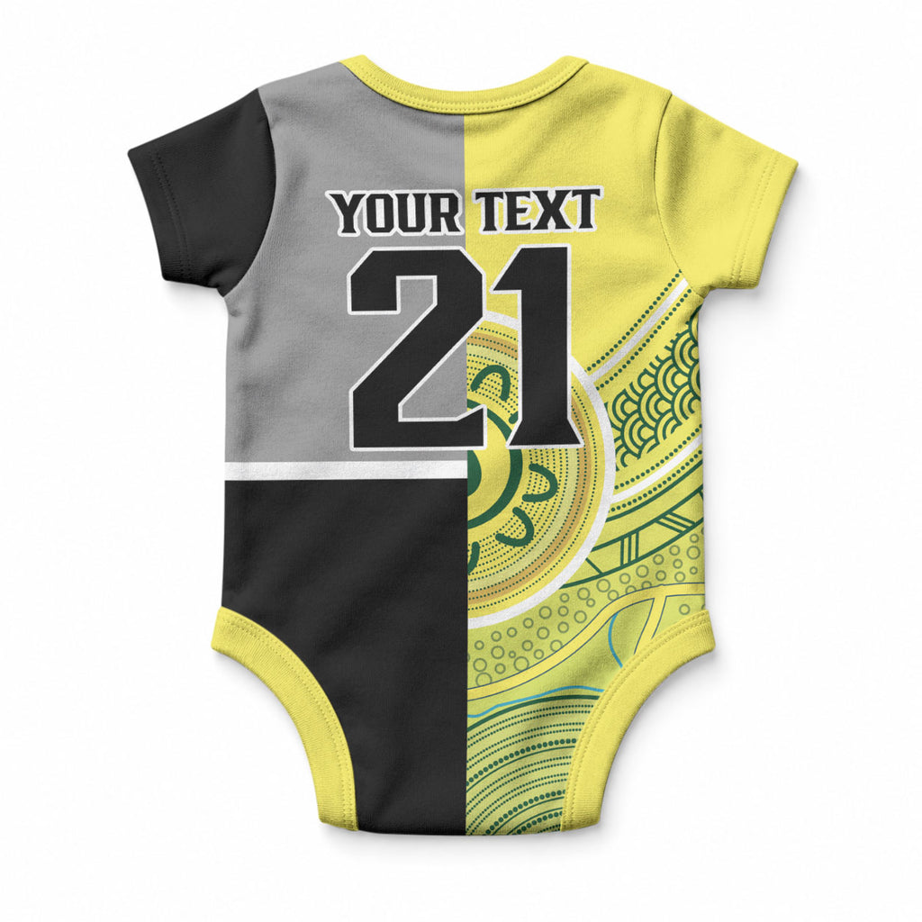 Custom Cricket AUNZ Spirit Baby Onesie Aussie New Zealand Retro Edition