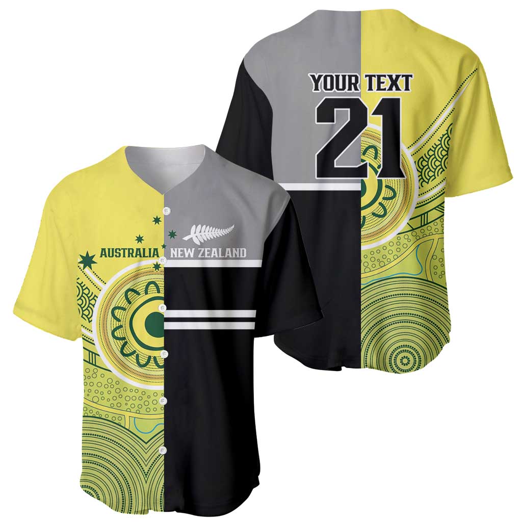 Custom Cricket AUNZ Spirit Baseball Jersey Aussie New Zealand Retro Edition - Aussie Hoodie