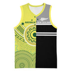 Custom Cricket AUNZ Spirit Basketball Jersey Aussie New Zealand Retro Edition - Aussie Hoodie