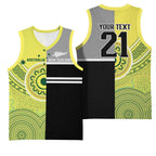 Custom Cricket AUNZ Spirit Basketball Jersey Aussie New Zealand Retro Edition - Aussie Hoodie
