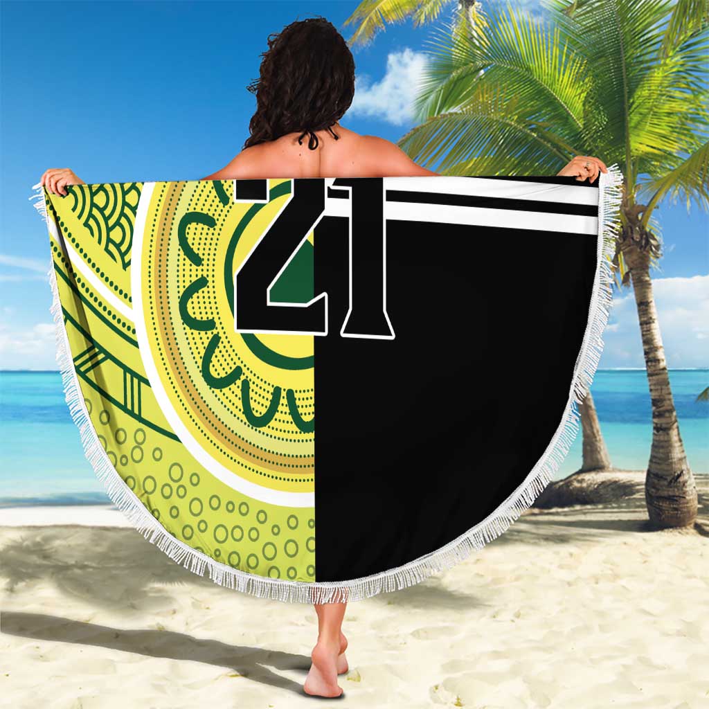 Custom Cricket AUNZ Spirit Beach Blanket Aussie New Zealand Retro Edition - Aussie Hoodie