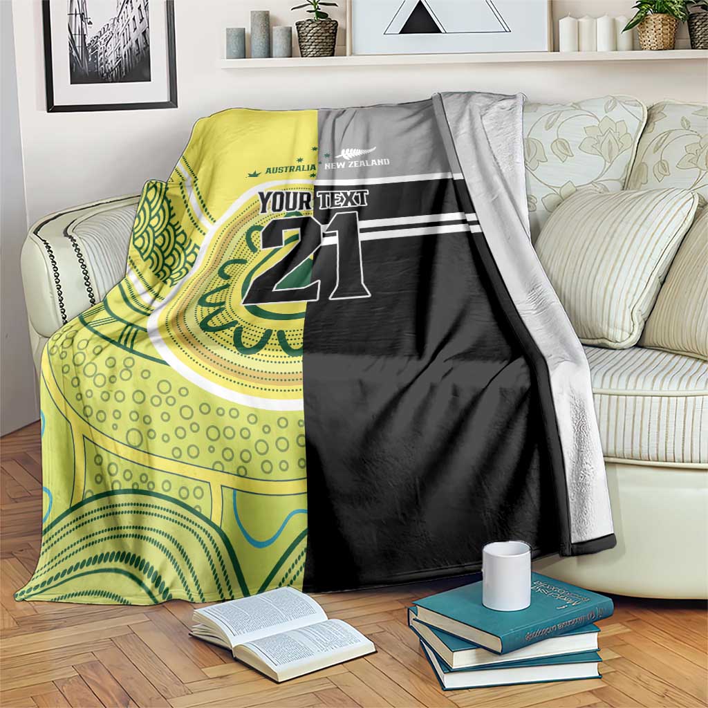 Custom Cricket AUNZ Spirit Blanket Aussie New Zealand Retro Edition - Aussie Hoodie