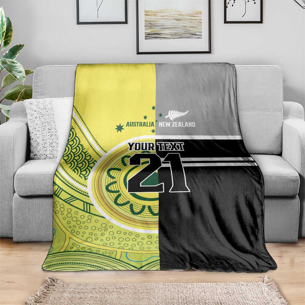 Custom Cricket AUNZ Spirit Blanket Aussie New Zealand Retro Edition - Aussie Hoodie