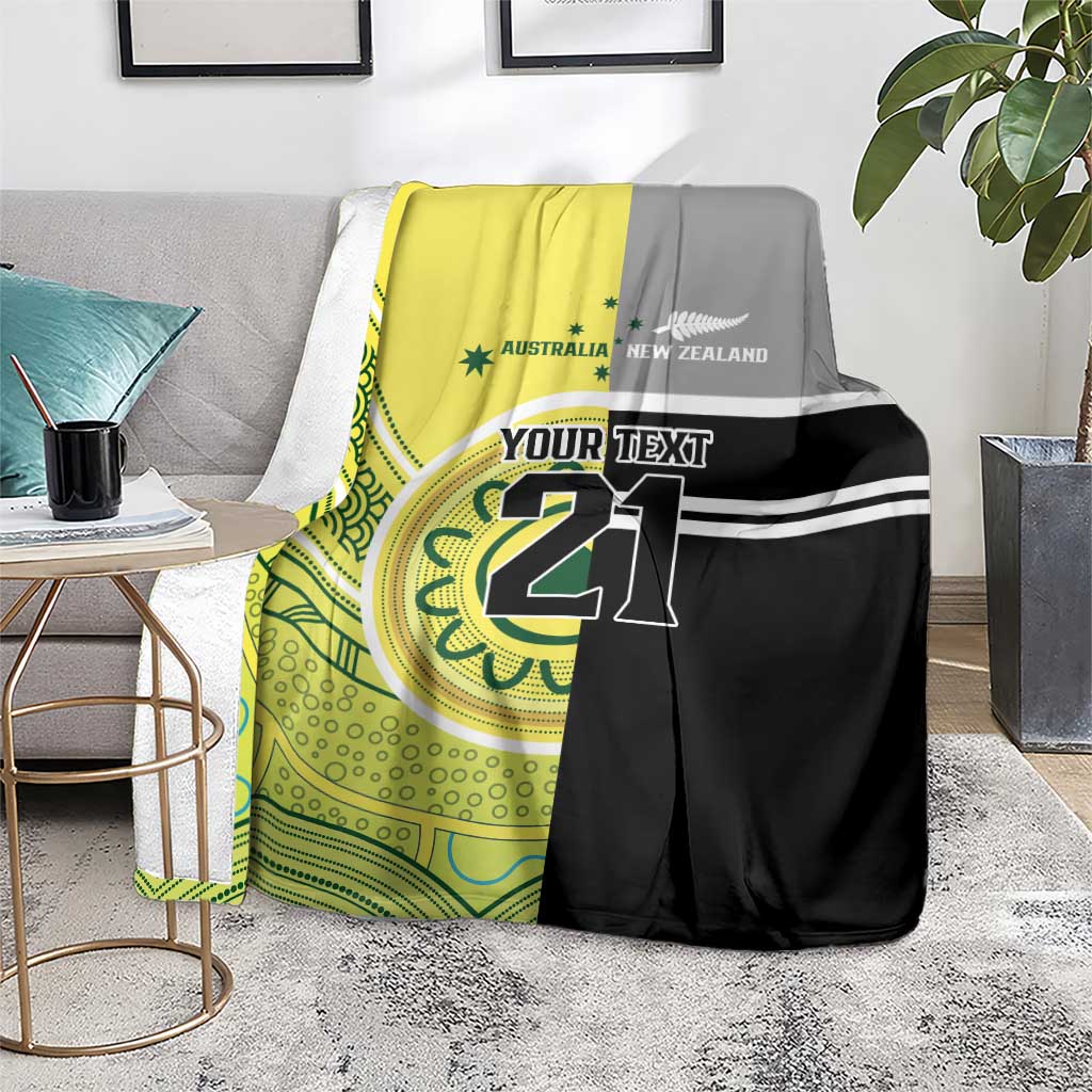 Custom Cricket AUNZ Spirit Blanket Aussie New Zealand Retro Edition - Aussie Hoodie