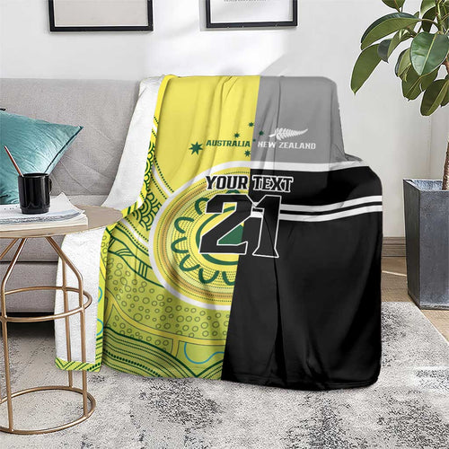 Custom Cricket AUNZ Spirit Blanket Aussie New Zealand Retro Edition - Aussie Hoodie