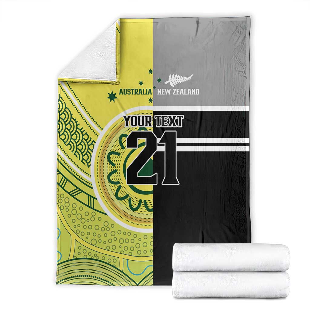 Custom Cricket AUNZ Spirit Blanket Aussie New Zealand Retro Edition - Aussie Hoodie