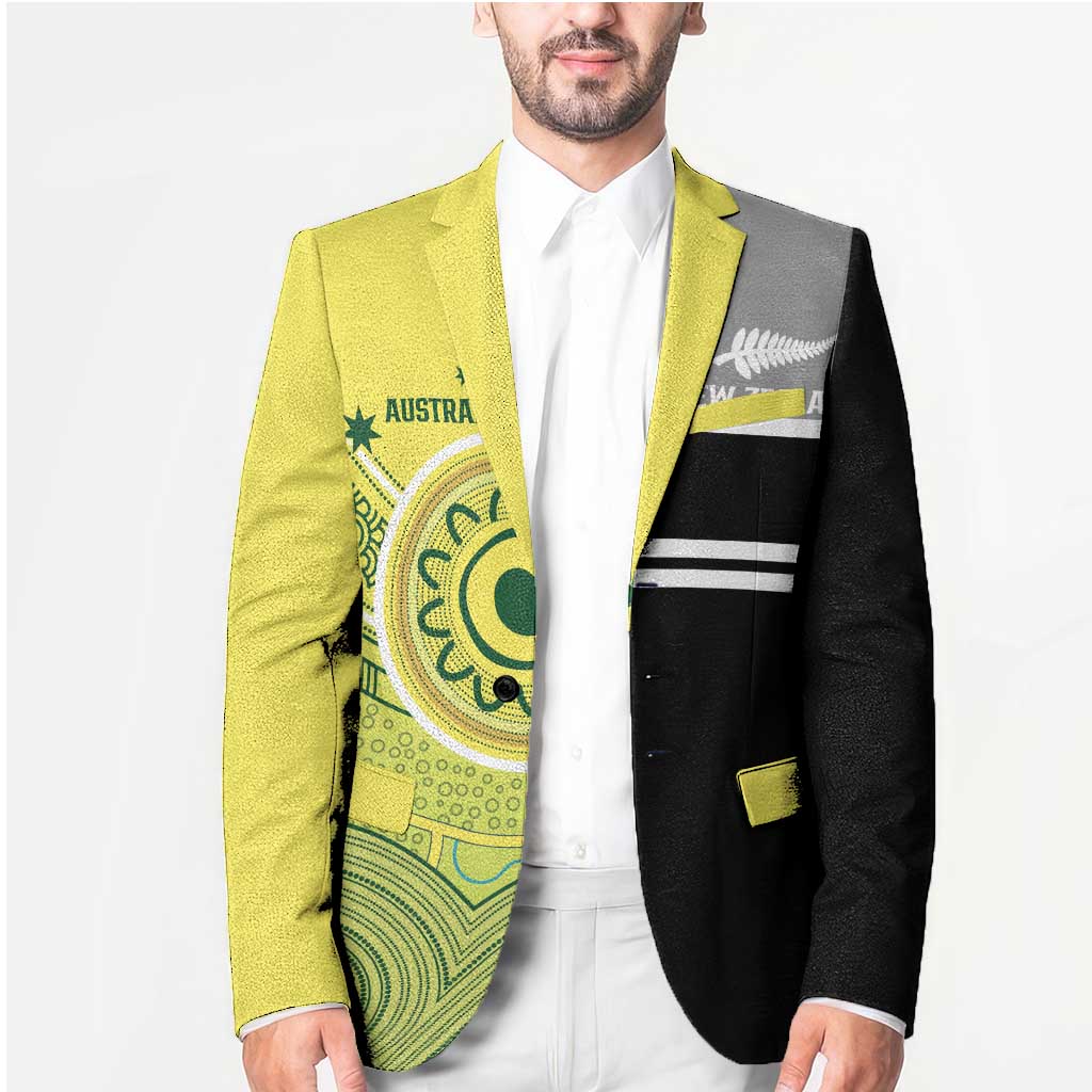 Custom Cricket AUNZ Spirit Blazer Aussie New Zealand Retro Edition - Aussie Hoodie