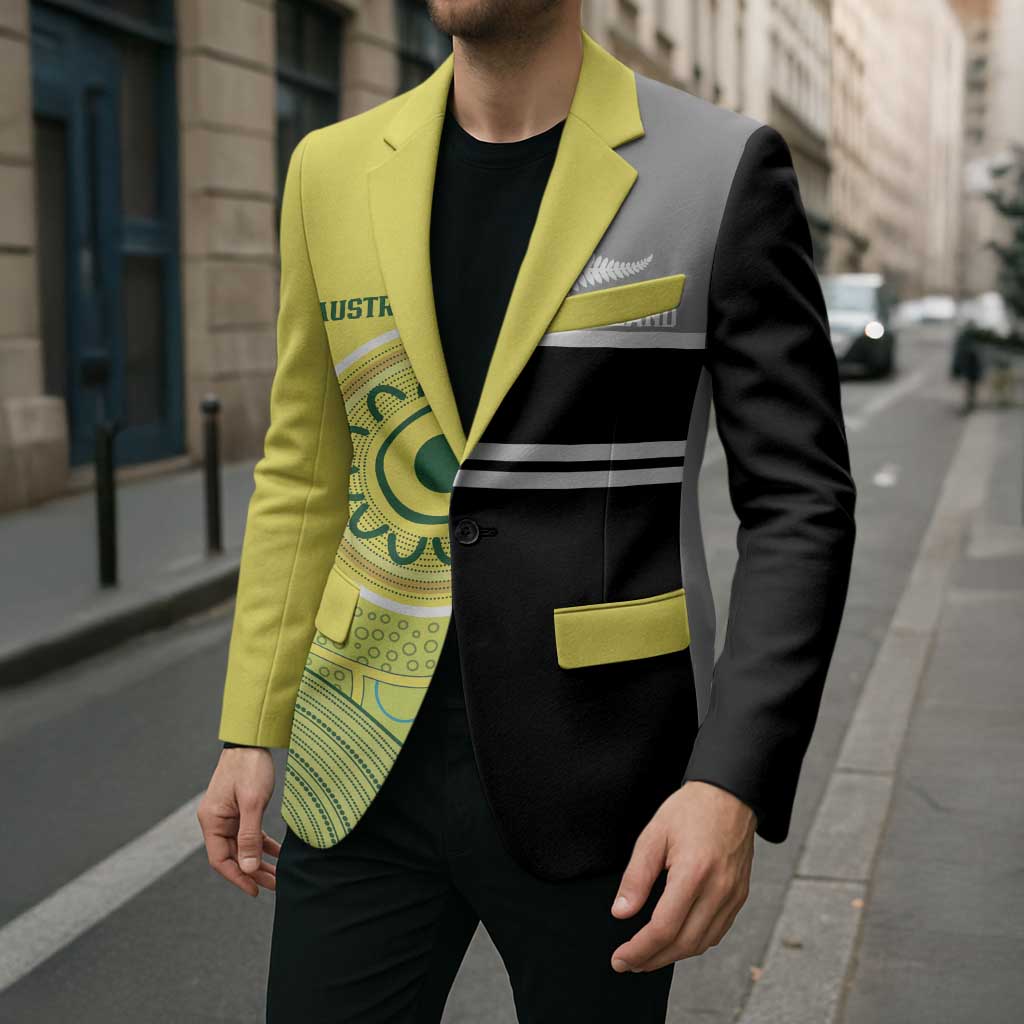 Custom Cricket AUNZ Spirit Blazer Aussie New Zealand Retro Edition - Aussie Hoodie