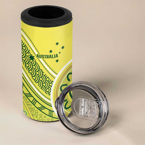 Custom Cricket AUNZ Spirit 4 in 1 Can Cooler Tumbler Aussie New Zealand Retro Edition - Aussie Hoodie