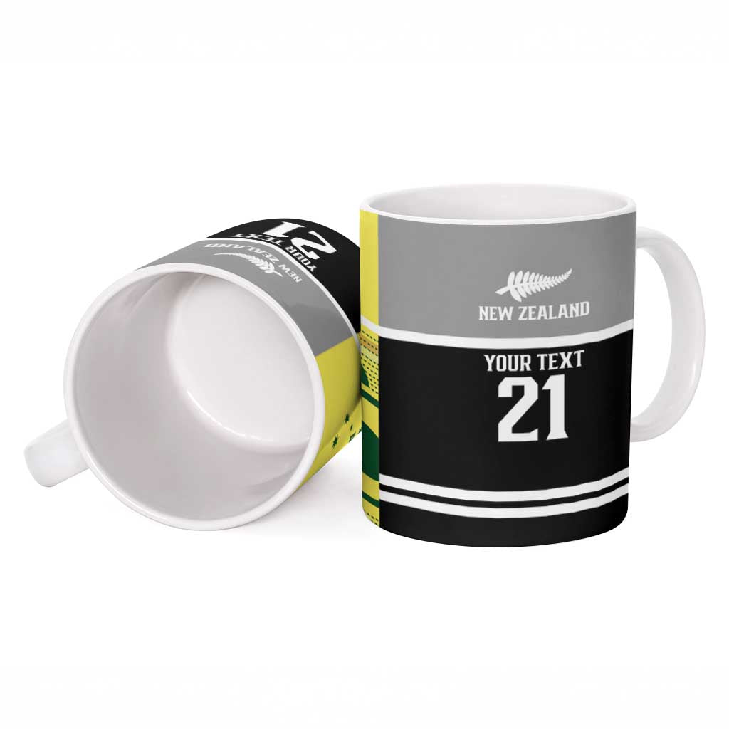 Custom Cricket AUNZ Spirit Ceramic Mug Aussie New Zealand Retro Edition - Aussie Hoodie