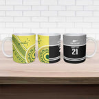Custom Cricket AUNZ Spirit Ceramic Mug Aussie New Zealand Retro Edition - Aussie Hoodie