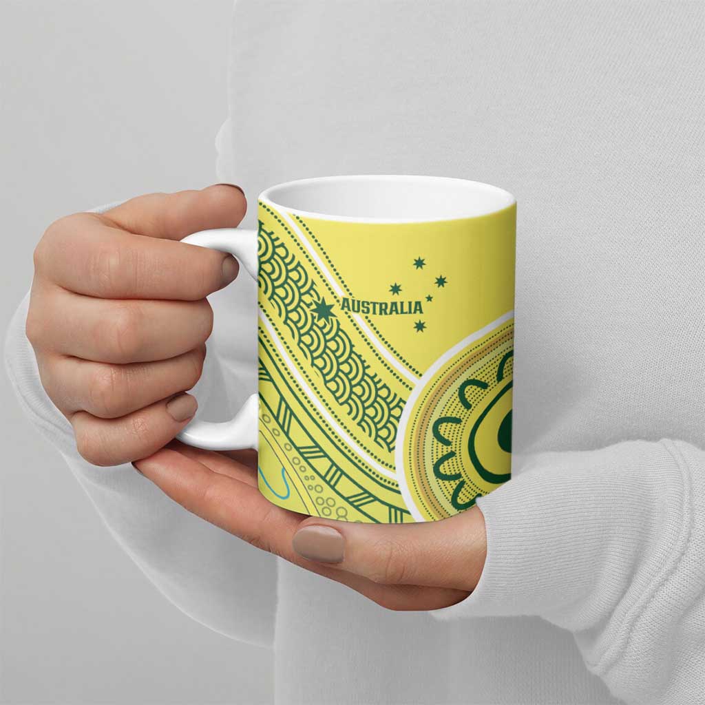 Custom Cricket AUNZ Spirit Ceramic Mug Aussie New Zealand Retro Edition - Aussie Hoodie