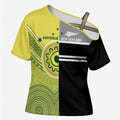 Custom Cricket AUNZ Spirit Cross Shoulder Shirt Aussie New Zealand Retro Edition - Aussie Hoodie