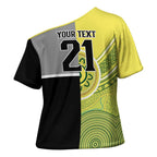 Custom Cricket AUNZ Spirit Cross Shoulder Shirt Aussie New Zealand Retro Edition - Aussie Hoodie