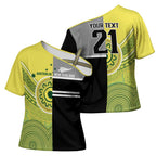 Custom Cricket AUNZ Spirit Cross Shoulder Shirt Aussie New Zealand Retro Edition - Aussie Hoodie