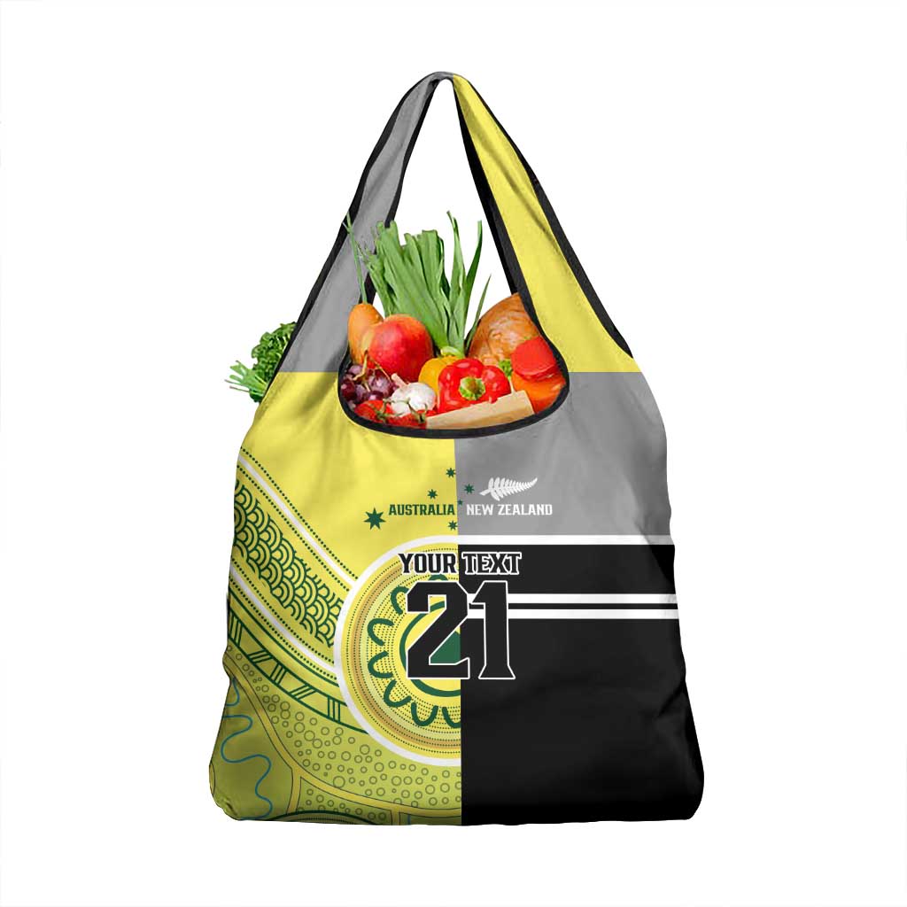 Custom Cricket AUNZ Spirit Grocery Bag Aussie New Zealand Retro Edition - Aussie Hoodie