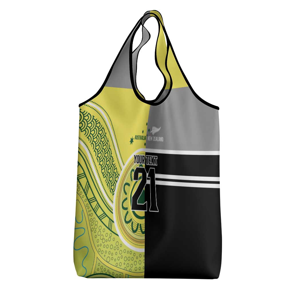 Custom Cricket AUNZ Spirit Grocery Bag Aussie New Zealand Retro Edition - Aussie Hoodie